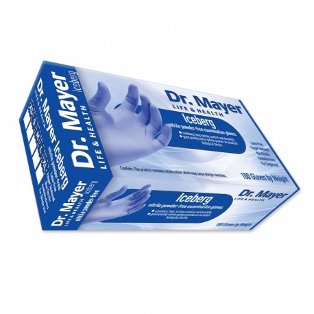 Manusi examinare nitril indigo Iceberg Dr.Mayer - XS