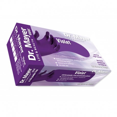 Manusi examinare nitril Violet Dr.Mayer - S