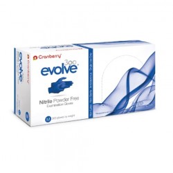 Manusi examinare nitril albastre Evolve 300 bucati marimea L Cranberry