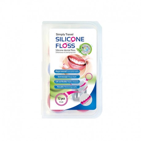 Конец за зъби Simply Travel Silicone Floss CERKAMED